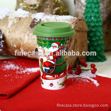 12OZ Christmas Double Wall Ceramic Mug